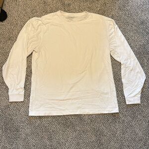 Plain White Long-Sleeve!